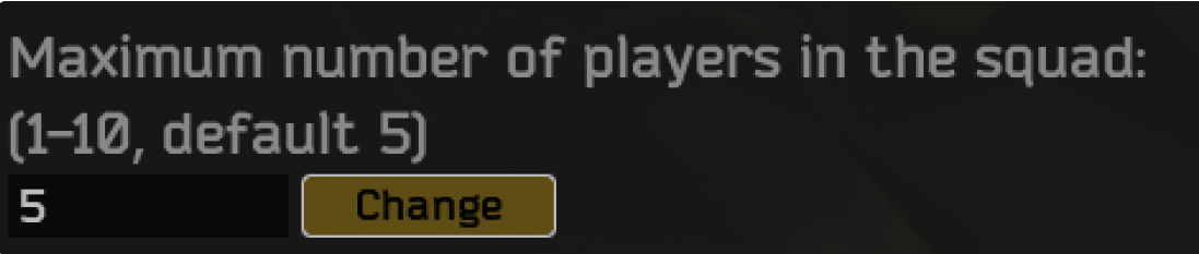 Duckside Squad Size Setting